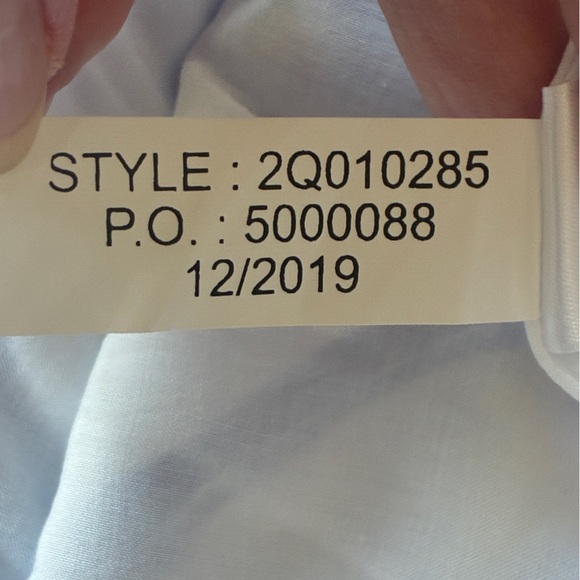 Vineyard Vines Bamboo Lattice Halter Jumpsuit Size 10 Blue White - Picture 13 of 16